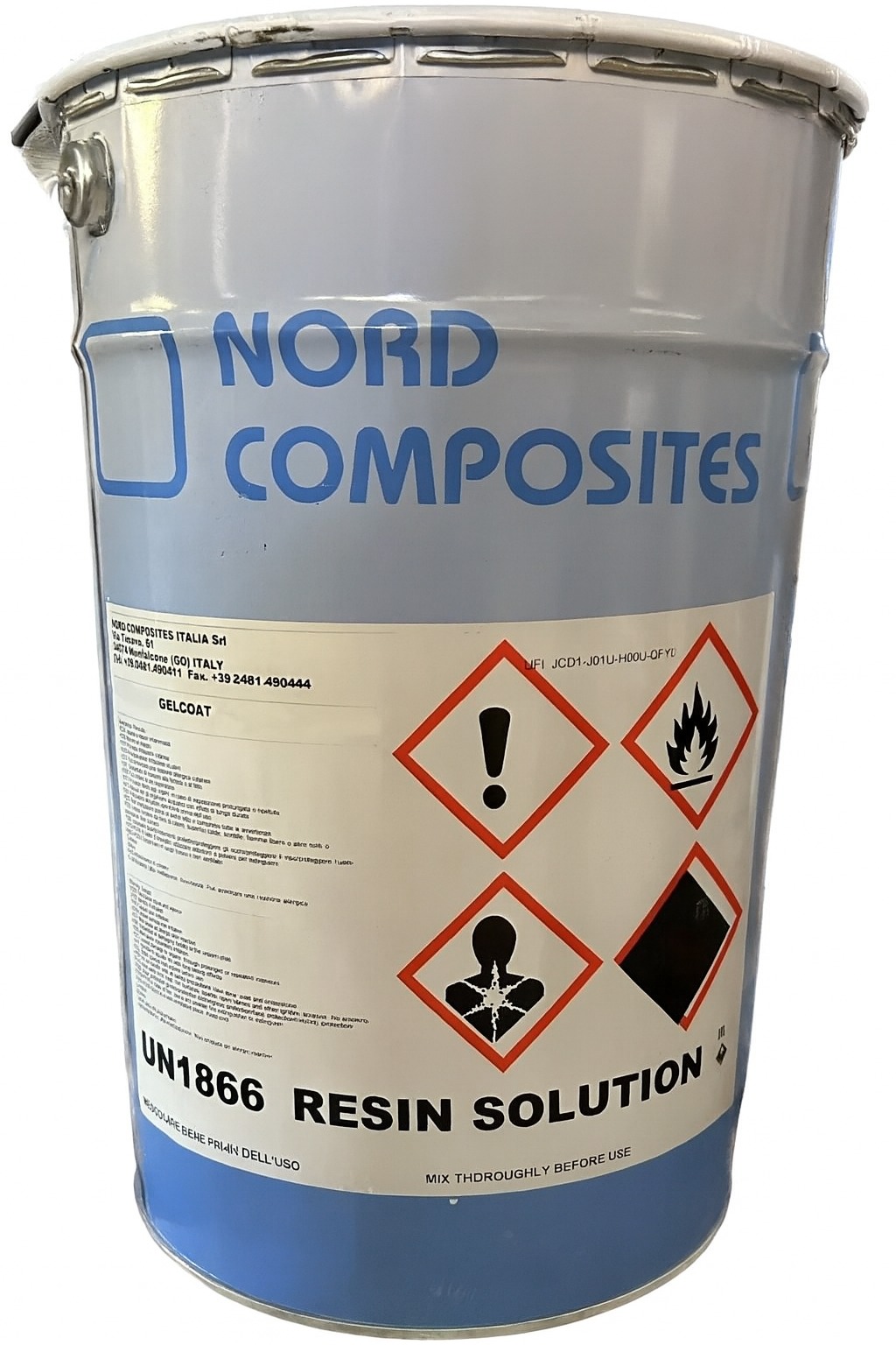 GELCOAT ORTOFTALICO A PENNELLO NORD COMPOSITES