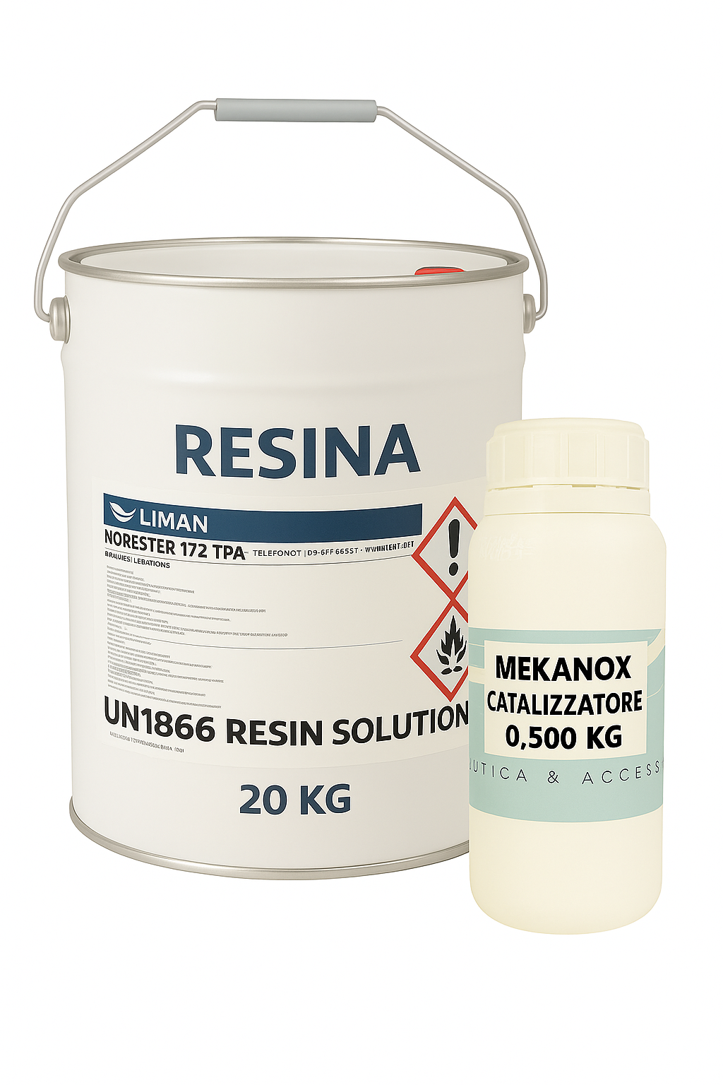 12000120 RESINA POLIESTERE PER BARCHE USO PROFESSIONALE 20 KG
