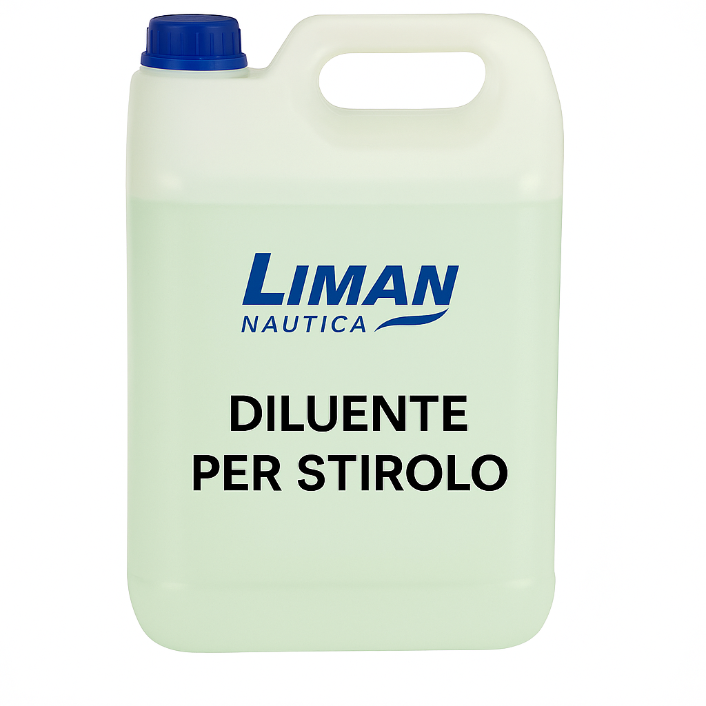 18010001 Diluente per stirolo professionale per resine poliestere e gelcoat nautica Lt 5