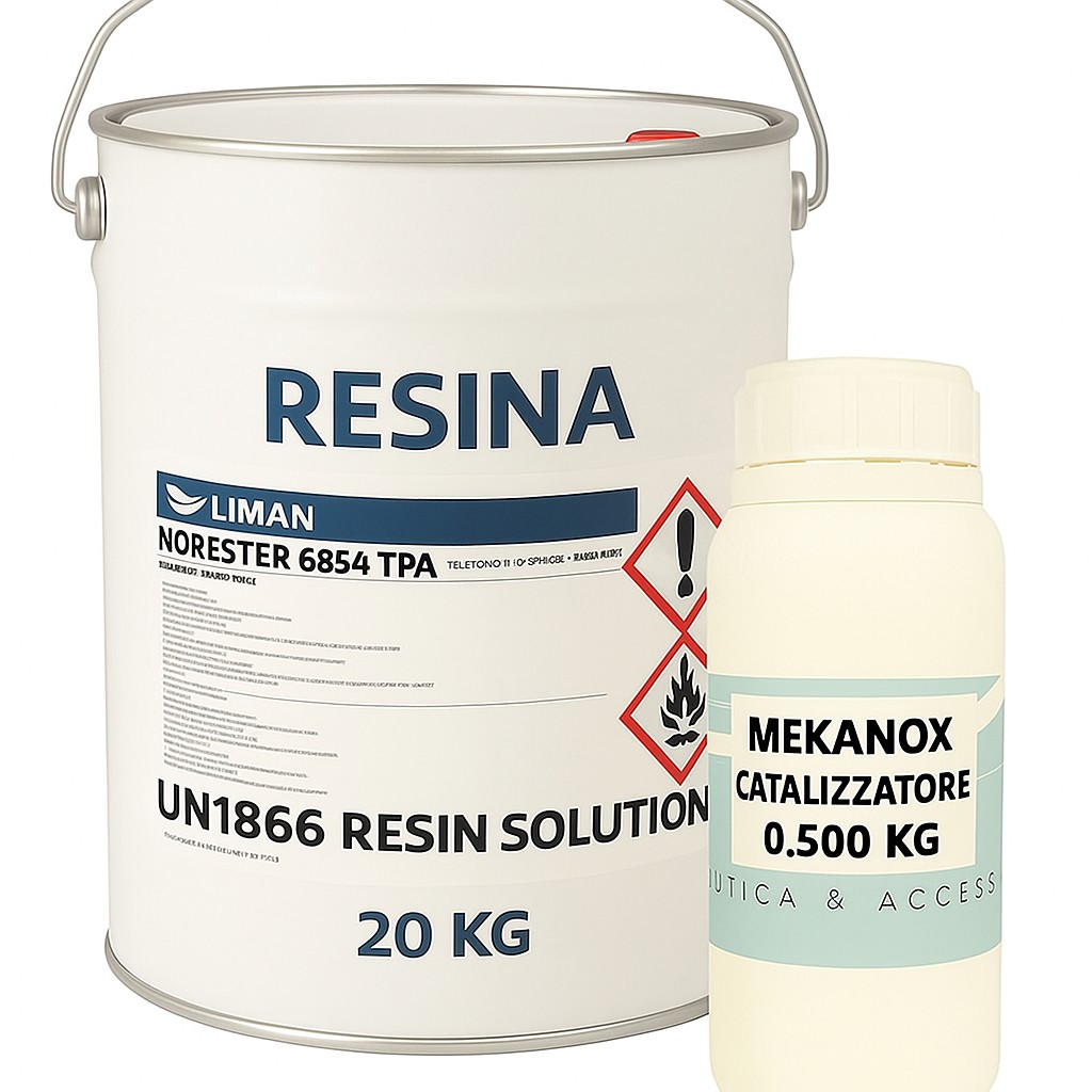 RESINA VINILESTERE 6854 PER BARCHE USO PROFESSIONALE 20 KG